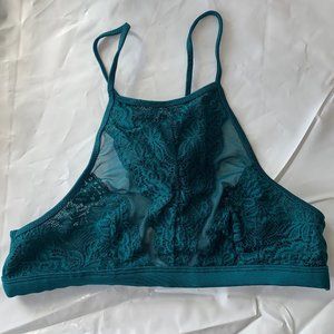 Anthropologie Entro High Neck Lace Ladder Bralette